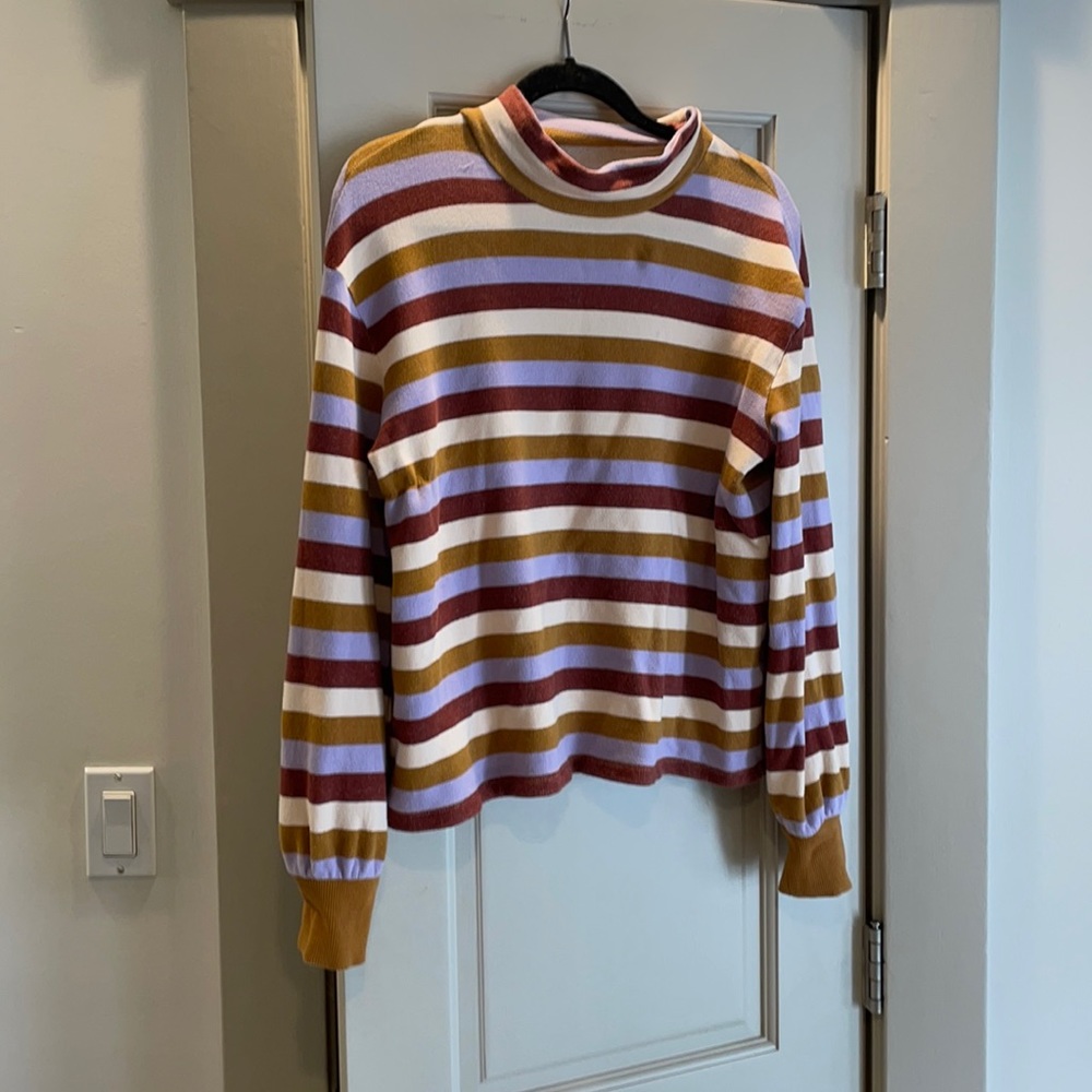 Stripped pullover small Anthropologie